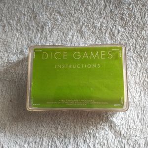 1972 Stancraft Dice Games Set - D3